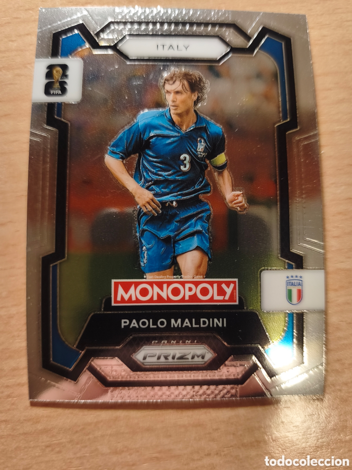 Cromos de f&uacute;tbol: 37 PAOLO MALDINI ITALIA ITALY MONOPOLY PRIZM FIFA WORLD CUP 2026 MUNDIAL 26 PANINI
