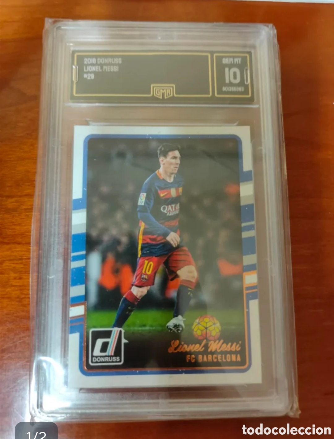 Cromos de Futebol: 2016 Donruss Lionel Messi #29 GMA 10