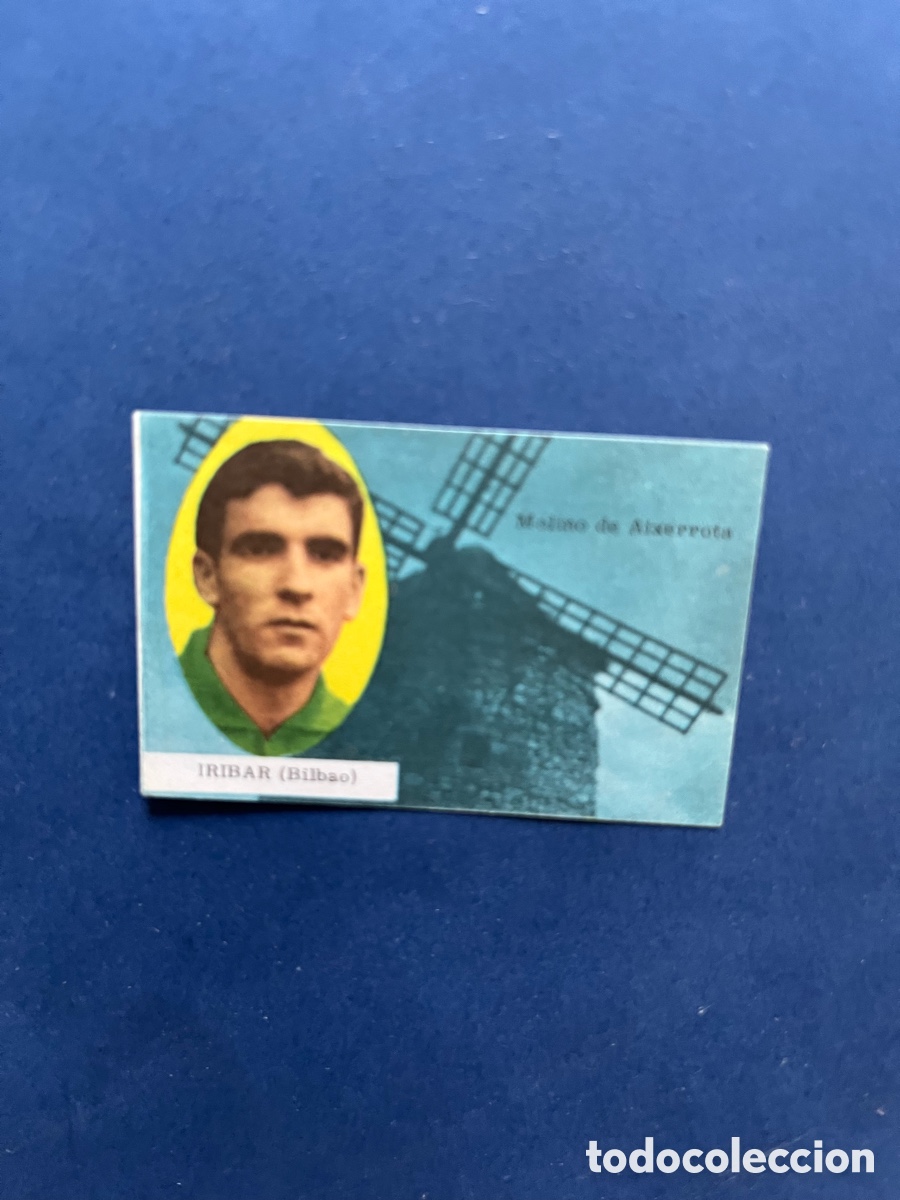 Cromos de f&uacute;tbol: Iribar Ath.Bilbao Cromo Fher-Disgra 1963-64 nuevo sin pegar.