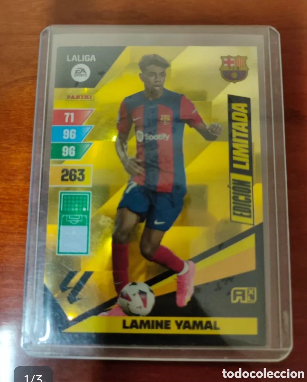 Cromos de f&uacute;tbol: Lamine Yamal Adrenalyn XL 2023/24 Ed Limitada RC