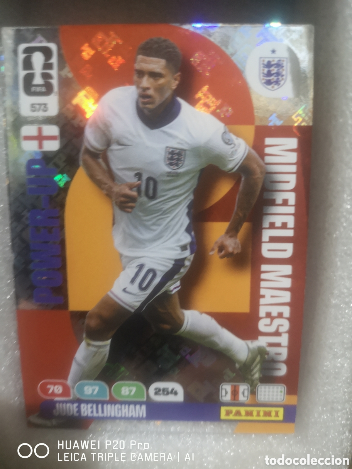 Cromos de f&uacute;tbol: ADRENALYN XL FIFA WORLD CUP 2026 MIDFIELD MAESTRO POWER - UP JUDE BELLINGHAM 573 INGLATERRA
