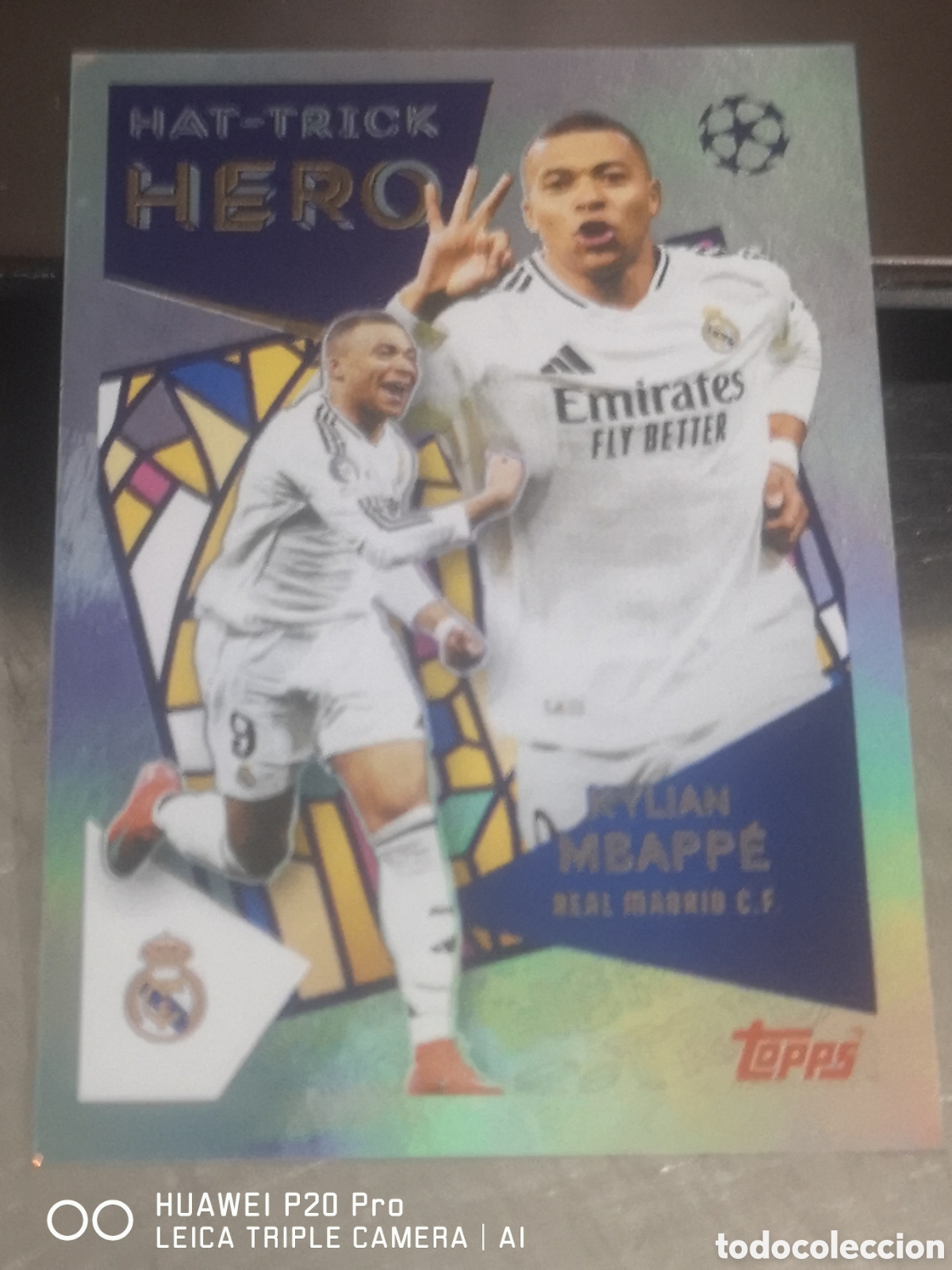 Cromos de f&uacute;tbol: MBAPPE HAT TRICK HERO 41 UEFA CHAMPIONS LEAGUE 2025 2026 REAL MADRID