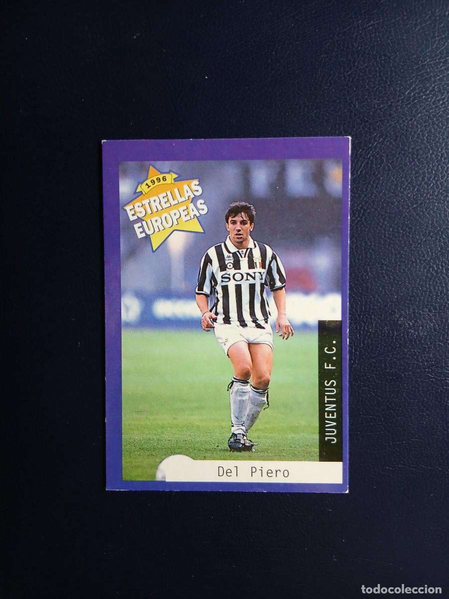Cromos de f&uacute;tbol: 22 Alessandro del Piero Juventus Estrellas Europeas 1996 Panini Calcio 95 96