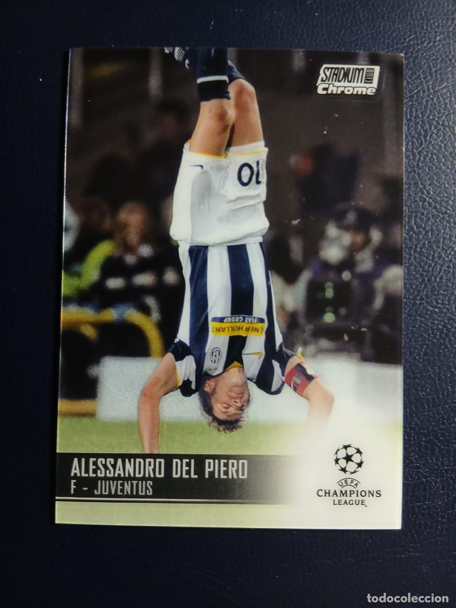 Cromos de f&uacute;tbol: 10 DEL PIERO JUVENTUS Topps Chrome Stadium 2020 2021 20 21 Calcio