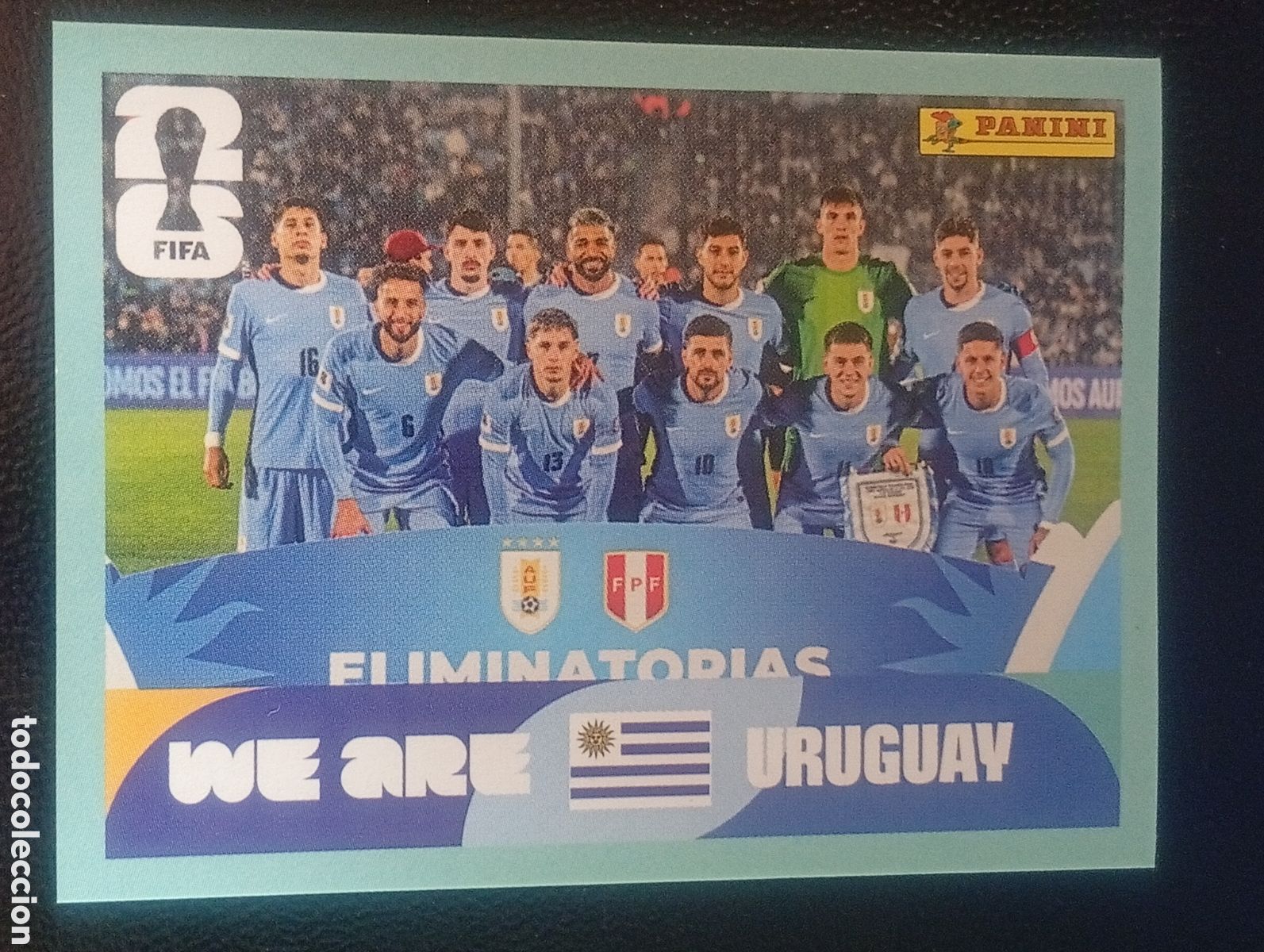 Cromos de f&uacute;tbol: URU 13 equipo URUGUAY MUNDIAL F&Uacute;TBOL 2026 FIFA WORLD CUP PANINI CROMO STICKER URU13