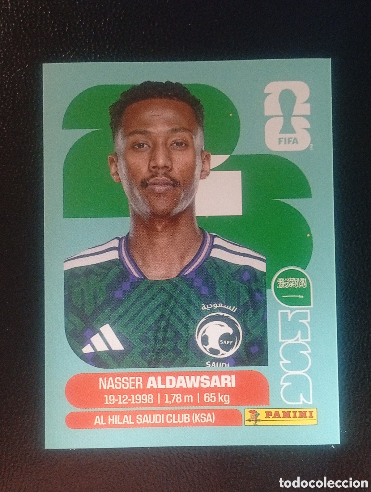 Cromos de f&uacute;tbol: KSA 12 ARABIA SAUDI MUNDIAL F&Uacute;TBOL 2026 FIFA WORLD CUP PANINI CROMO STICKER KSA12