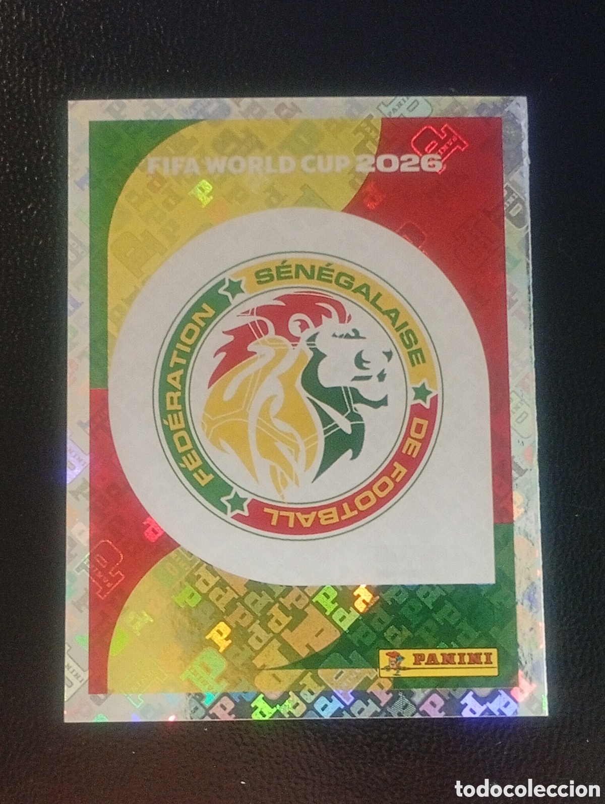 Cromos de f&uacute;tbol: SEN 1 escudo SENEGAL MUNDIAL F&Uacute;TBOL 2026 FIFA WORLD CUP PANINI CROMO STICKER SEN1