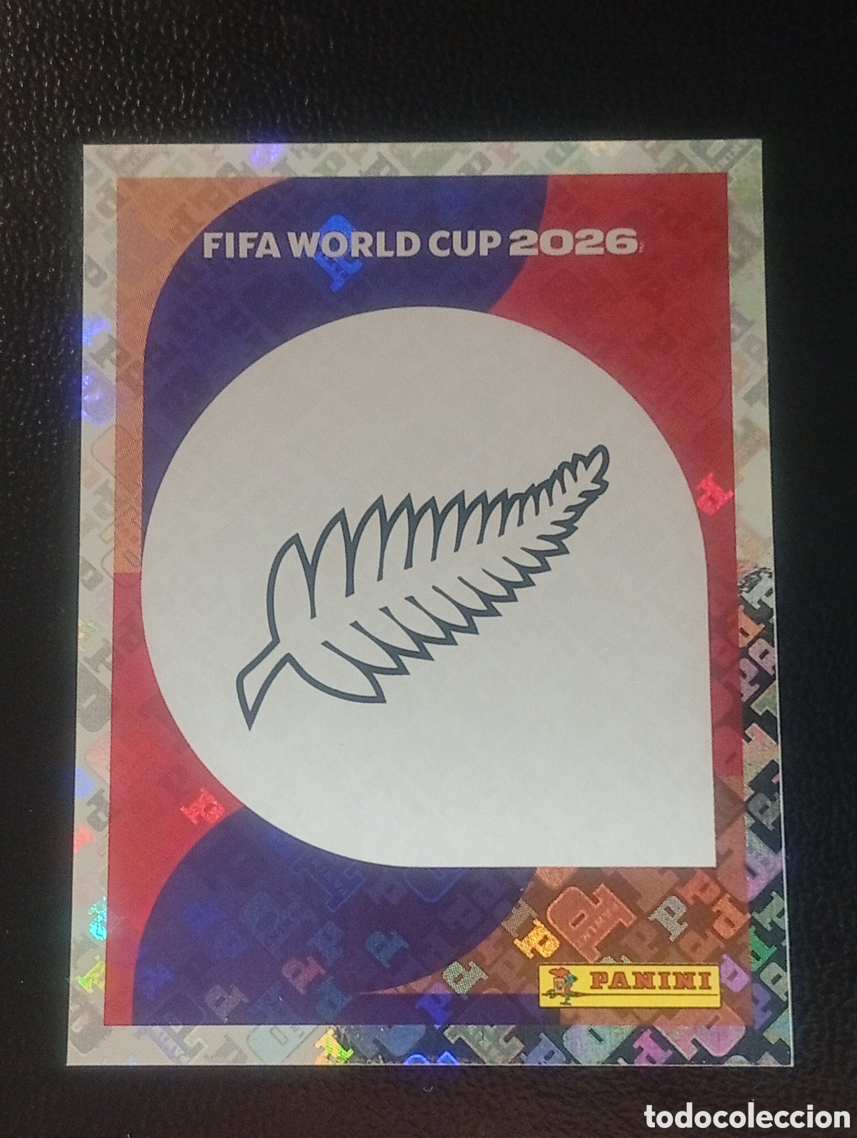 Cromos de f&uacute;tbol: NZL 1 escudo NUEVA ZELANDA MUNDIAL F&Uacute;TBOL 2026 FIFA WORLD CUP PANINI CROMO STICKER NZL1