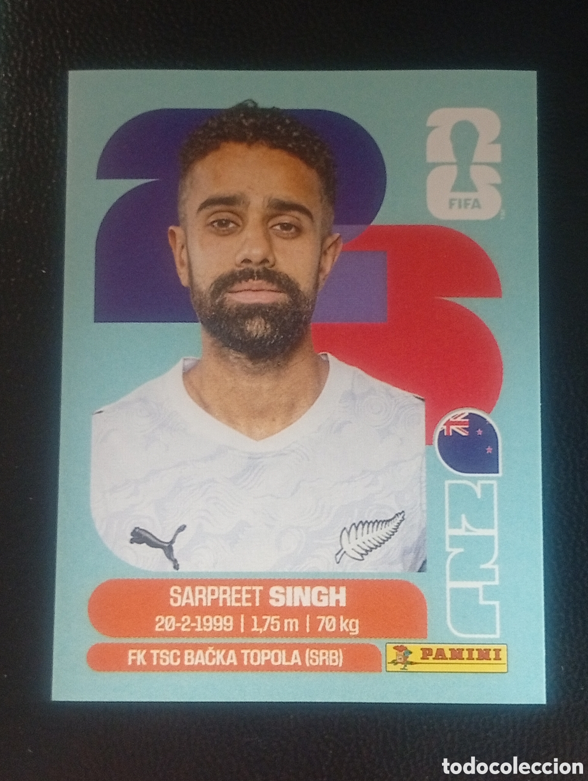 Cromos de f&uacute;tbol: NZL 11 NUEVA ZELANDA MUNDIAL F&Uacute;TBOL 2026 FIFA WORLD CUP PANINI CROMO STICKER NZL11