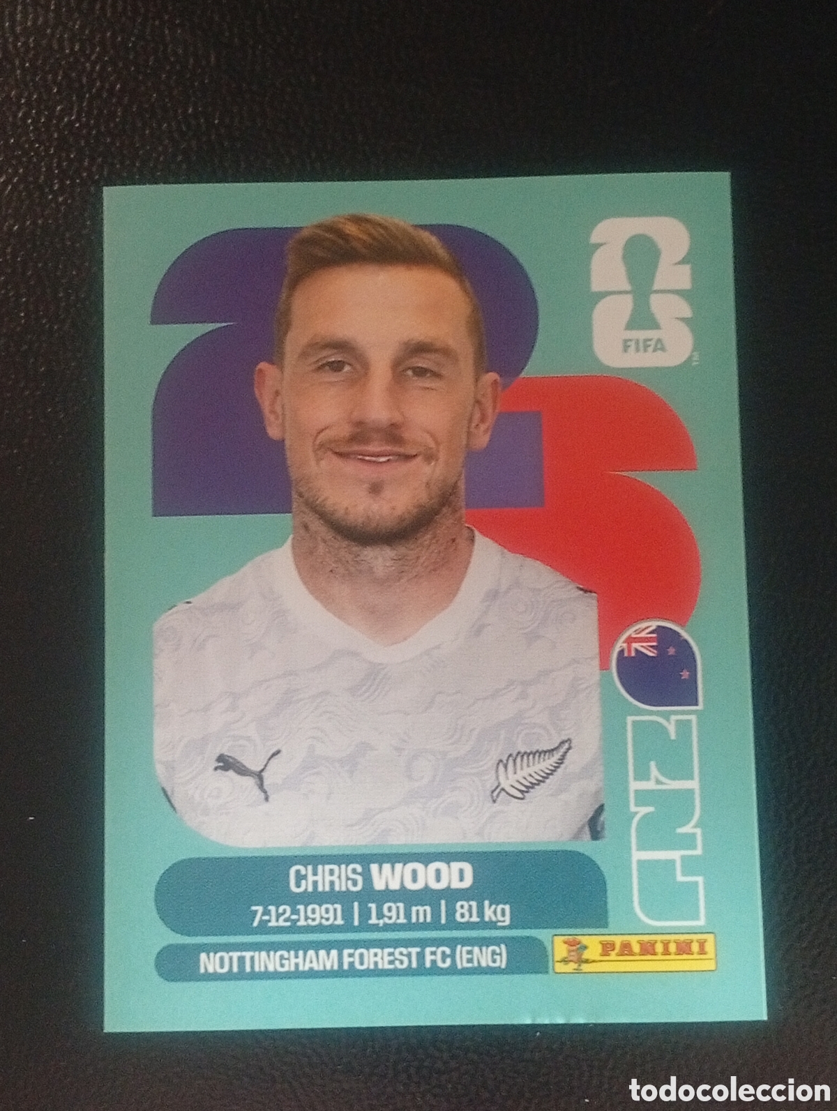 Cromos de f&uacute;tbol: NZL 17 NUEVA ZELANDA MUNDIAL F&Uacute;TBOL 2026 FIFA WORLD CUP PANINI CROMO STICKER NZL17