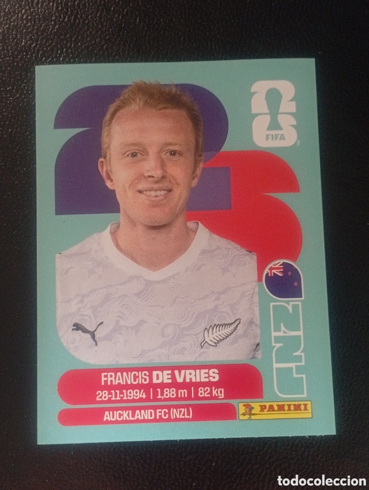 Cromos de f&uacute;tbol: NZL 8 NUEVA ZELANDA MUNDIAL F&Uacute;TBOL 2026 FIFA WORLD CUP PANINI CROMO STICKER NZL8