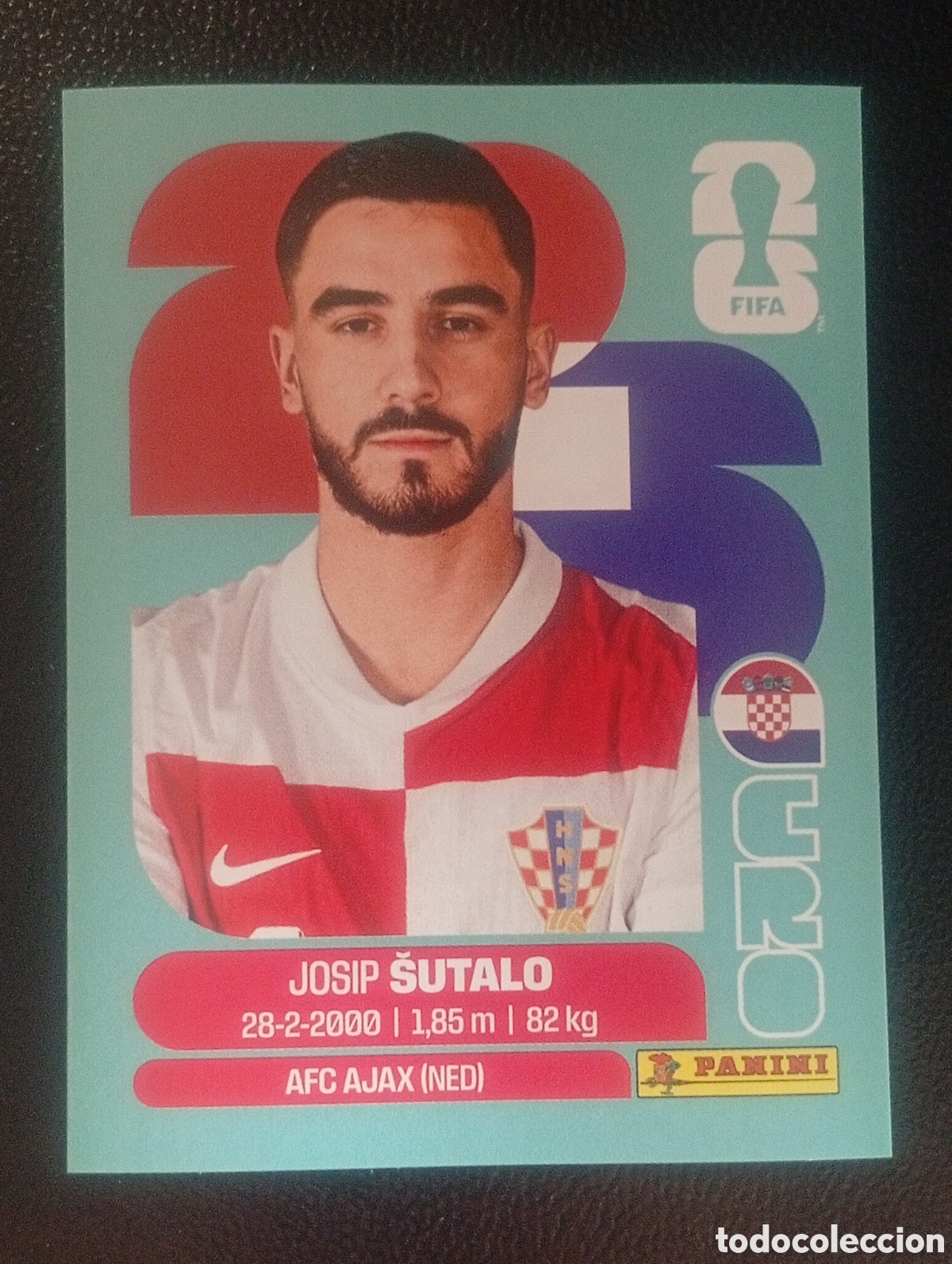 Cromos de f&uacute;tbol: CRO 7;CROACIA MUNDIAL F&Uacute;TBOL 2026 FIFA WORLD CUP PANINI CROMO STICKER CRO7