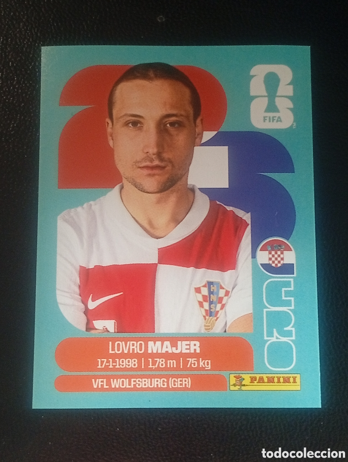 Cromos de f&uacute;tbol: CRO 12 ;CROACIA MUNDIAL F&Uacute;TBOL 2026 FIFA WORLD CUP PANINI CROMO STICKER CRO12