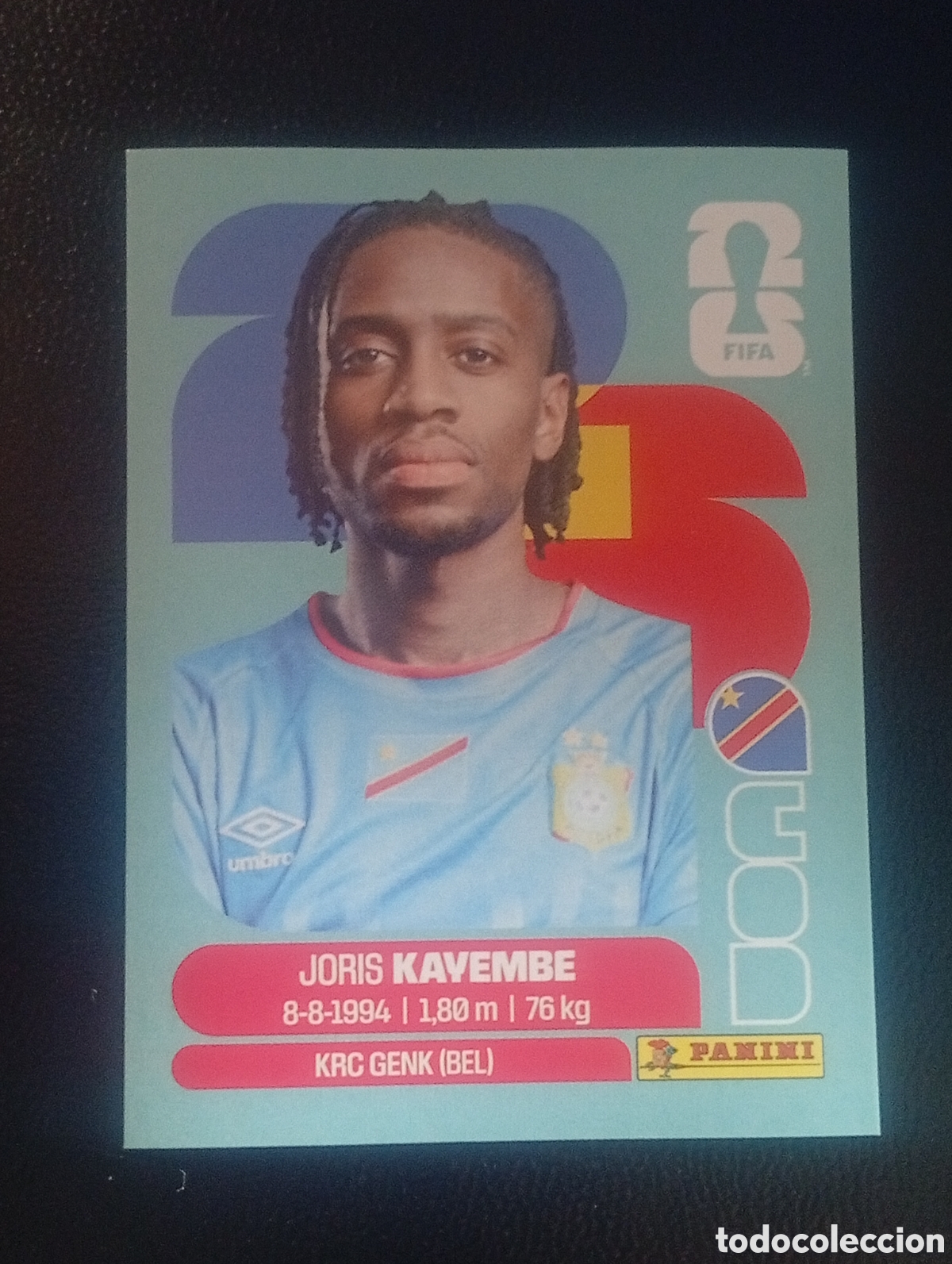 Cromos de f&uacute;tbol: COD 7 REPUBLICA CONGO MUNDIAL F&Uacute;TBOL 2026 FIFA WORLD CUP PANINI CROMO STICKER COD7