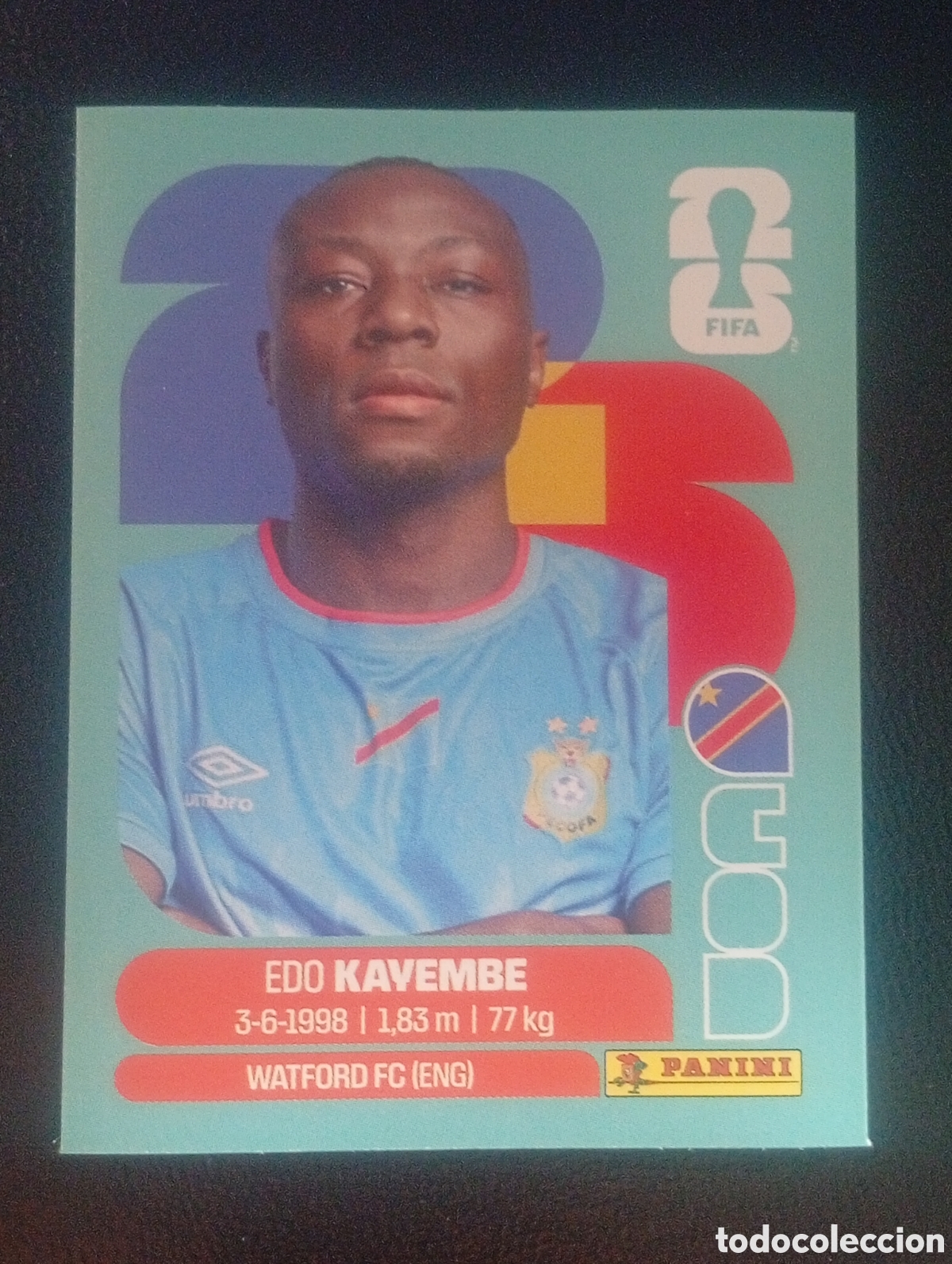 Cromos de f&uacute;tbol: COD 10 REPUBLICA CONGO MUNDIAL F&Uacute;TBOL 2026 FIFA WORLD CUP PANINI CROMO STICKER COD10