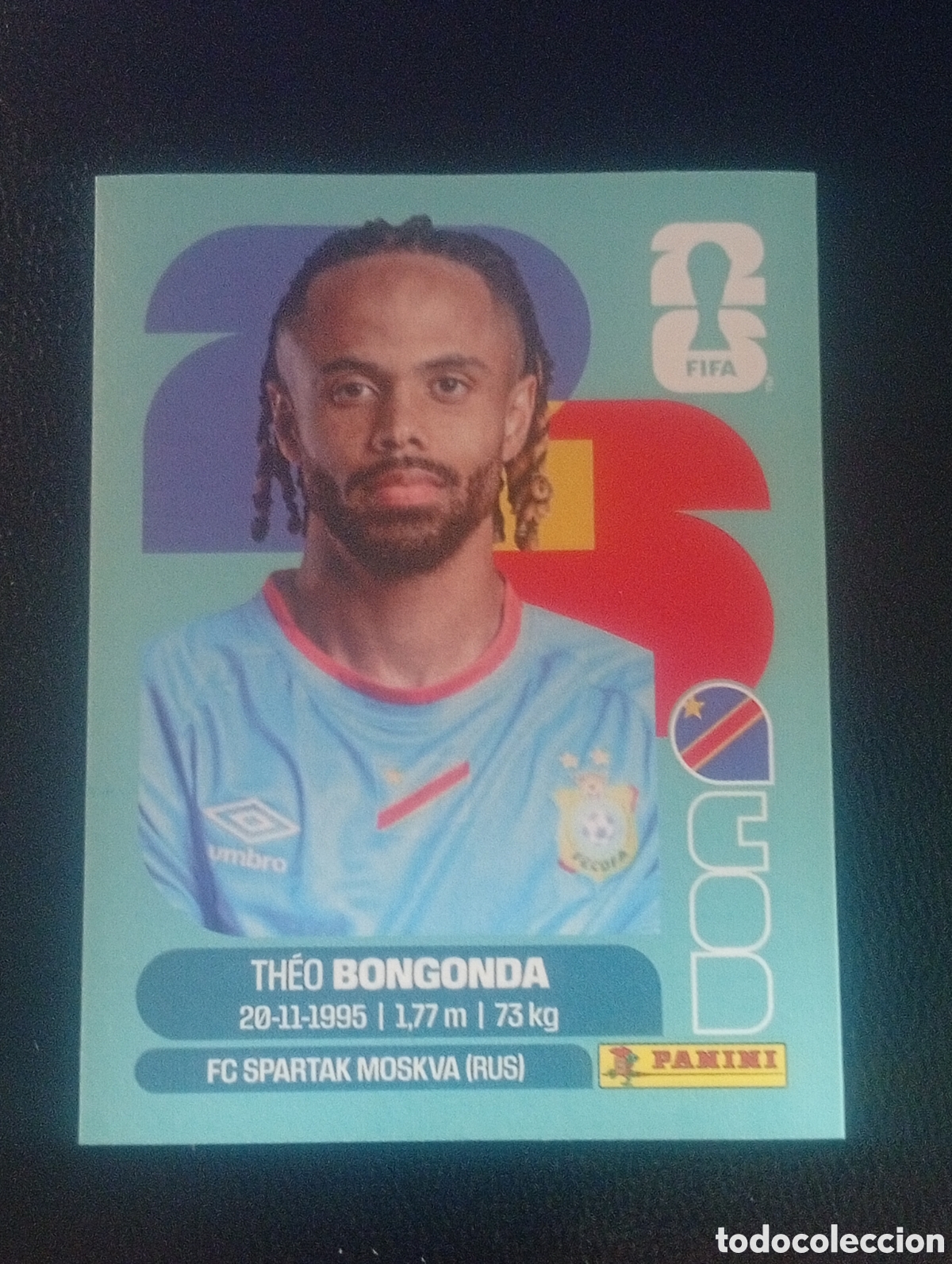 Cromos de f&uacute;tbol: COD 14 REPUBLICA CONGO MUNDIAL F&Uacute;TBOL 2026 FIFA WORLD CUP PANINI CROMO STICKER COD14