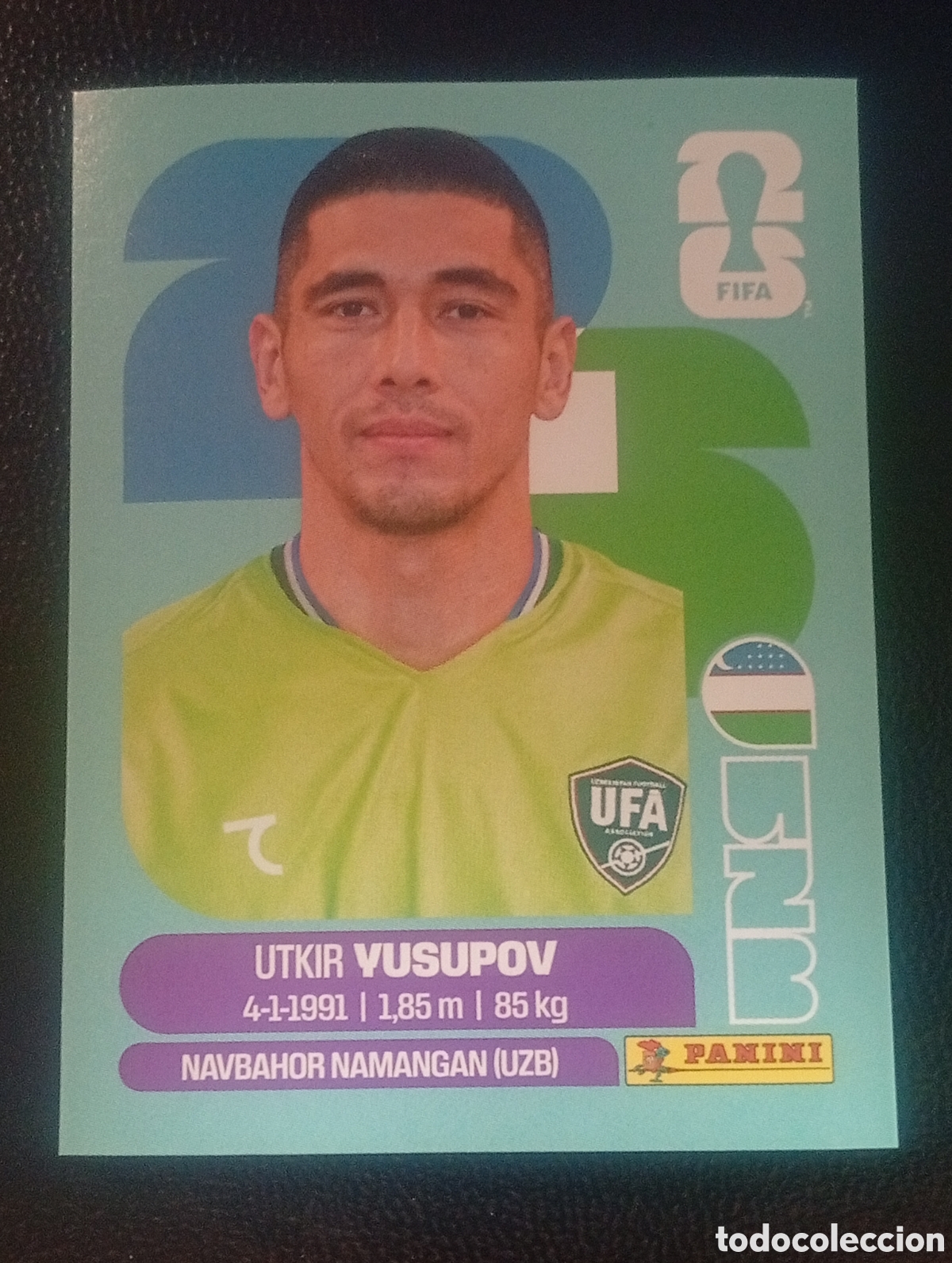 Cromos de f&uacute;tbol: UZB 2 UZBEKIST&Aacute;N MUNDIAL F&Uacute;TBOL 2026 FIFA WORLD CUP PANINI CROMO STICKER UZB2