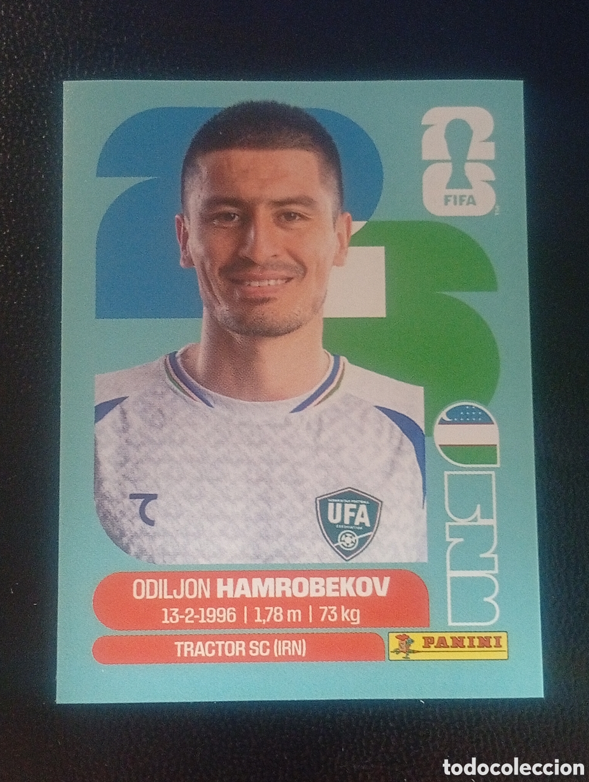 Cromos de f&uacute;tbol: UZB 10 UZBEKIST&Aacute;N MUNDIAL F&Uacute;TBOL 2026 FIFA WORLD CUP PANINI CROMO STICKER UZB10
