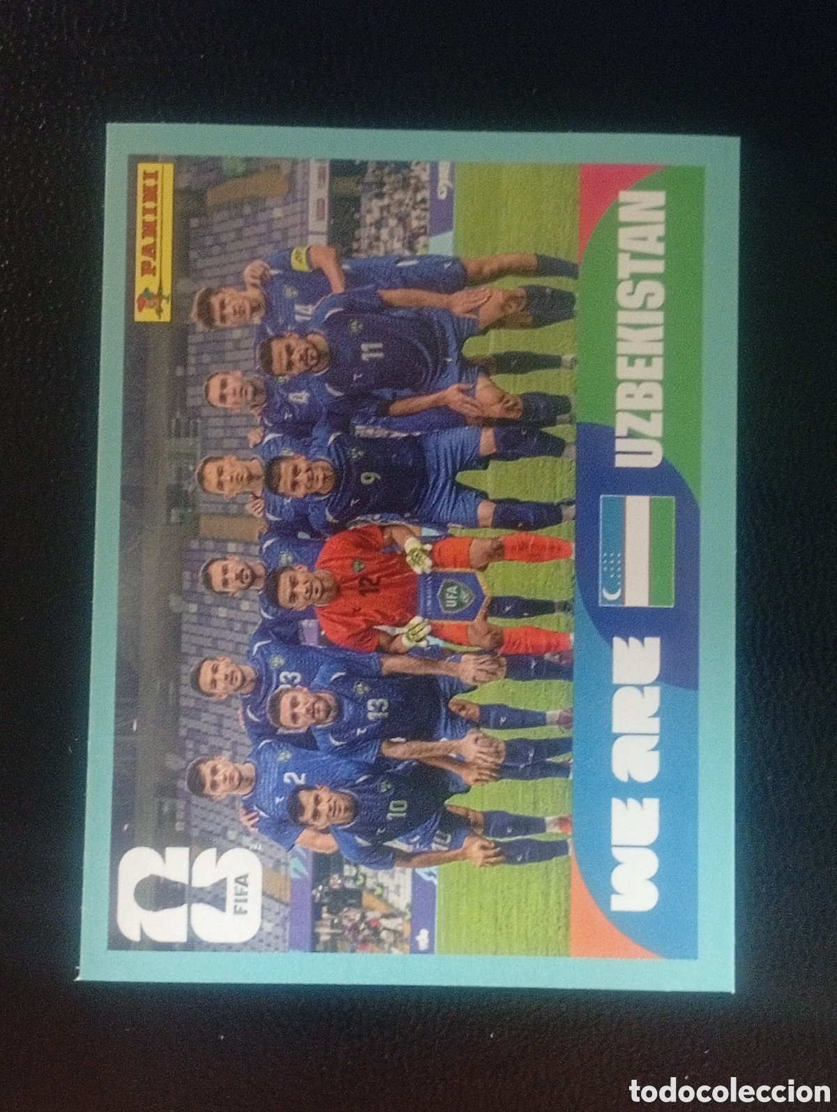 Cromos de f&uacute;tbol: UZB 13 equipo UZBEKIST&Aacute;N MUNDIAL F&Uacute;TBOL 2026 FIFA WORLD CUP PANINI CROMO STICKER UZB13