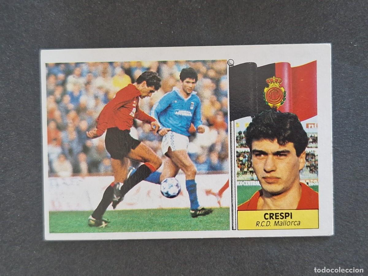 Cromos de f&uacute;tbol: L3 CRESPI R. C. D. MALLORCA LIGA ESTE 1986 1987 86 87 NUNCA PEGADO SIN PEGAR