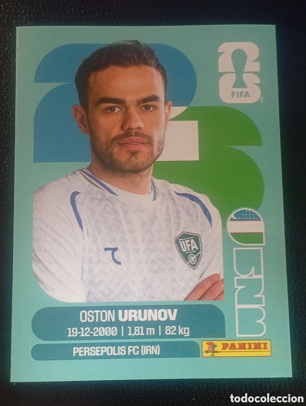 Cromos de f&uacute;tbol: UZB 17 UZBEKIST&Aacute;N MUNDIAL F&Uacute;TBOL 2026 FIFA WORLD CUP PANINI CROMO STICKER UZB17