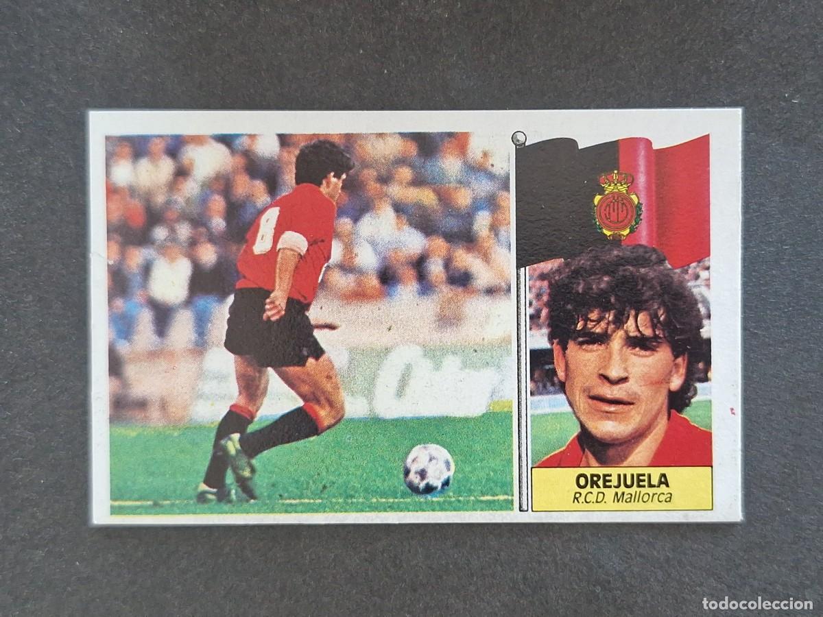 Cromos de f&uacute;tbol: L3 OREJUELA R. C. D. MALLORCA LIGA ESTE 1986 1987 86 87 NUNCA PEGADO SIN PEGAR