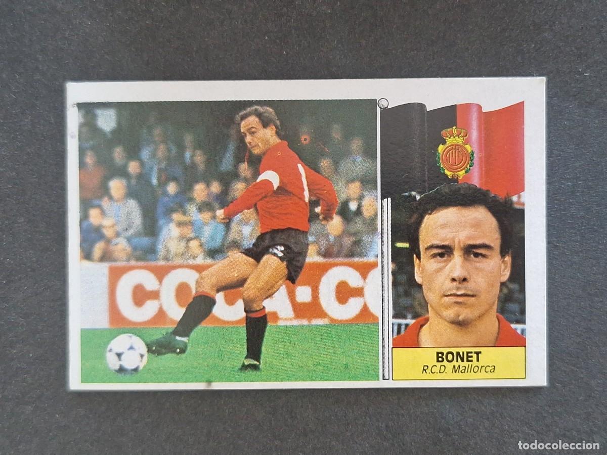 Cromos de f&uacute;tbol: L3 BONET R. C. D. MALLORCA LIGA ESTE 1986 1987 86 87 NUNCA PEGADO SIN PEGAR