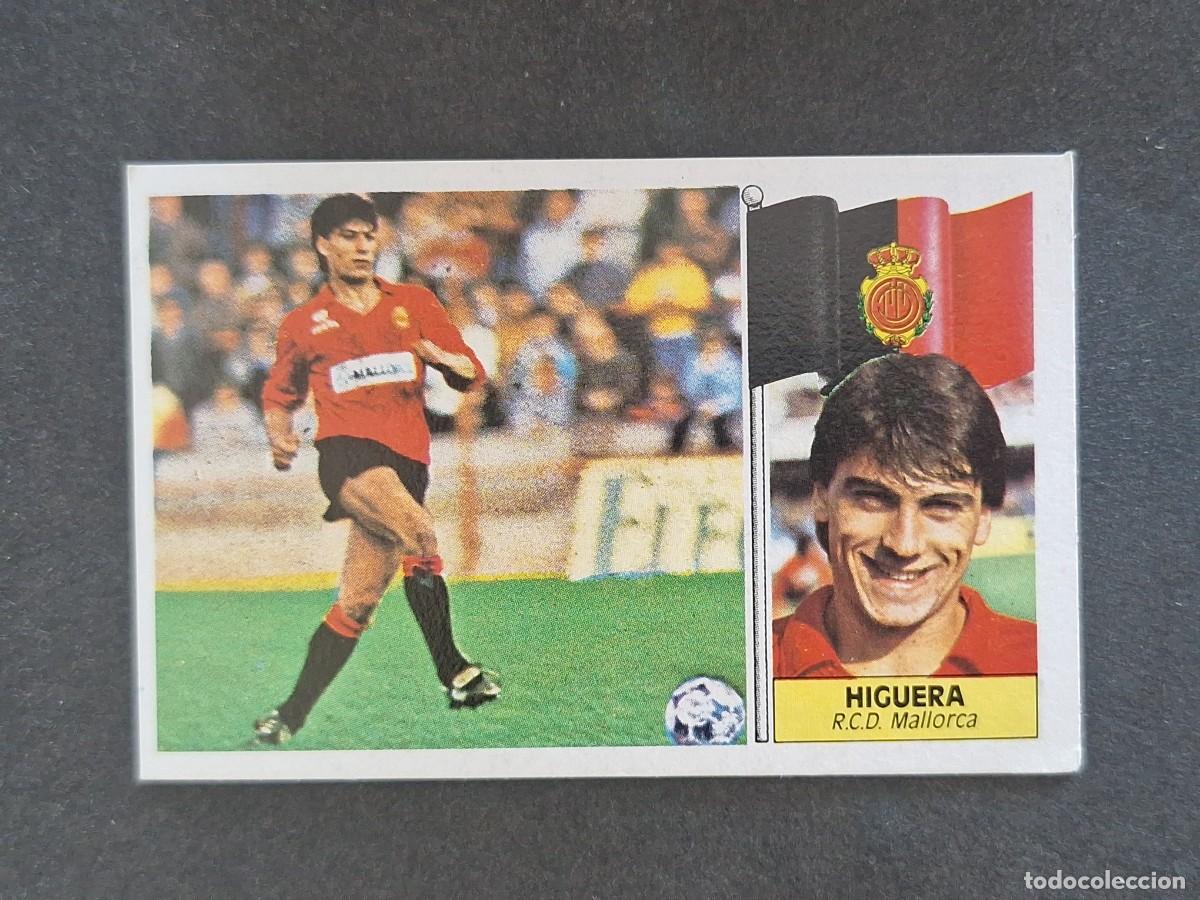 Cromos de f&uacute;tbol: L3 HIGUERA R. C. D. MALLORCA LIGA ESTE 1986 1987 86 87 NUNCA PEGADO SIN PEGAR