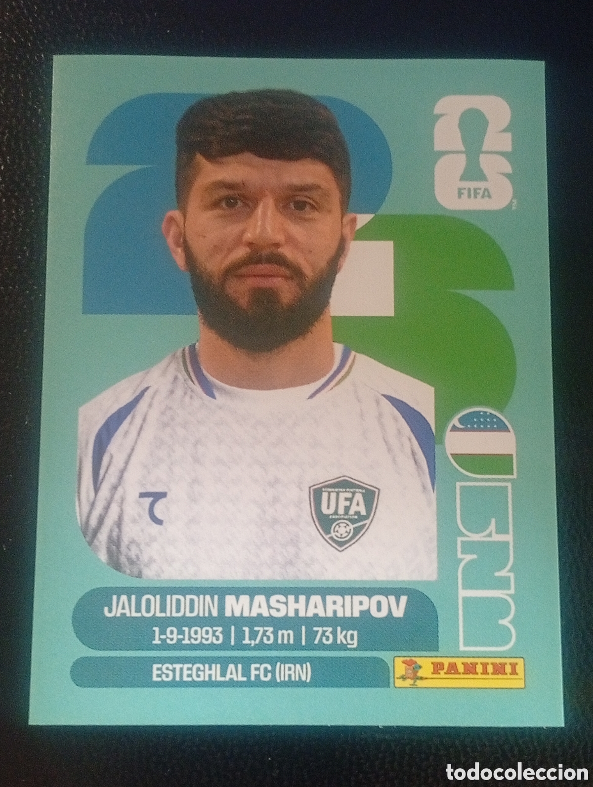 Cromos de f&uacute;tbol: UZB 18 UZBEKIST&Aacute;N MUNDIAL F&Uacute;TBOL 2026 FIFA WORLD CUP PANINI CROMO STICKER UZB18