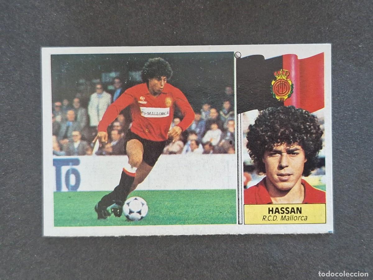 Cromos de f&uacute;tbol: L3 HASSAN R. C. D. MALLORCA LIGA ESTE 1986 1987 86 87 NUNCA PEGADO SIN PEGAR