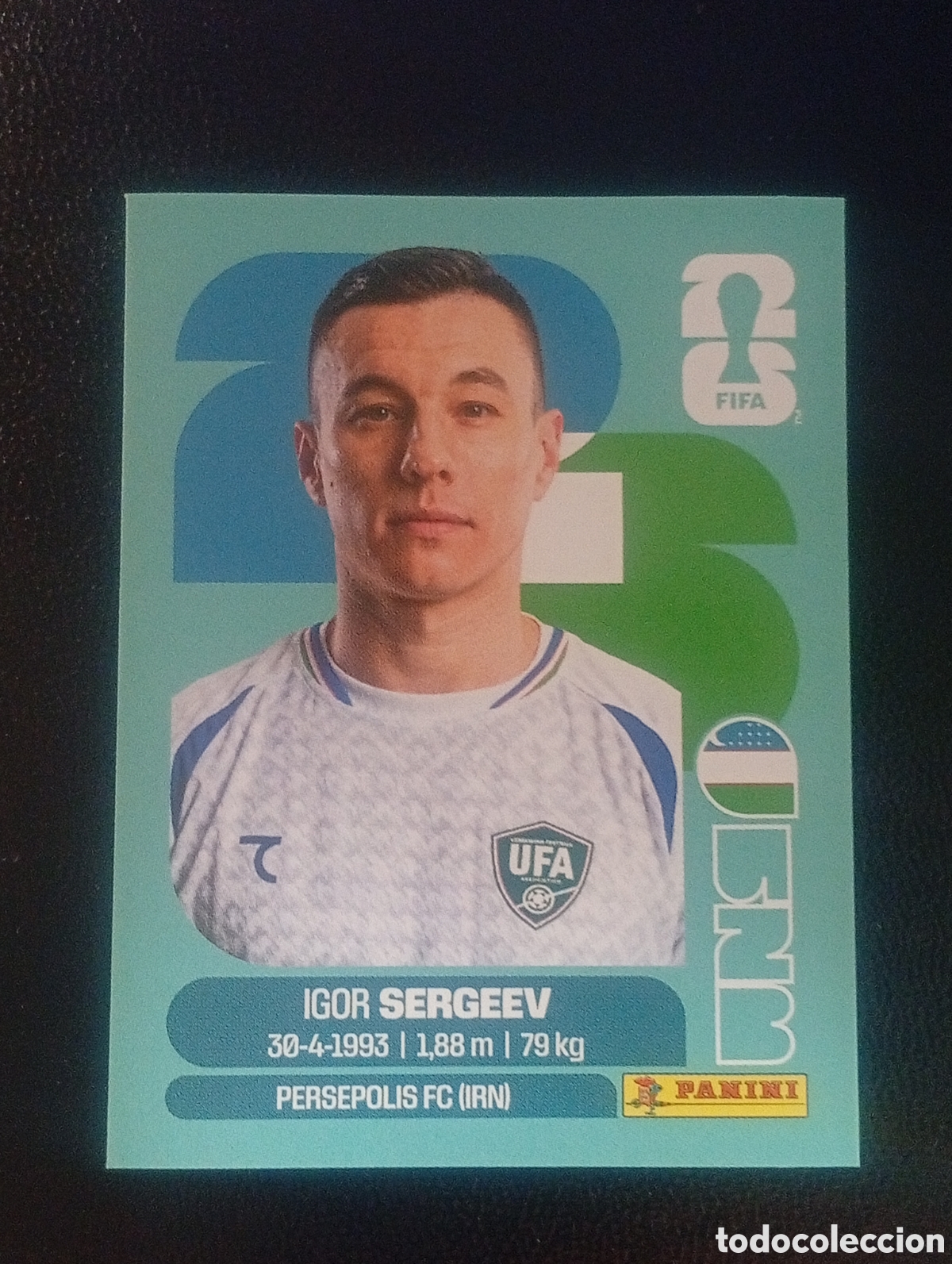 Cromos de f&uacute;tbol: UZB 19 UZBEKIST&Aacute;N MUNDIAL F&Uacute;TBOL 2026 FIFA WORLD CUP PANINI CROMO STICKER UZB19