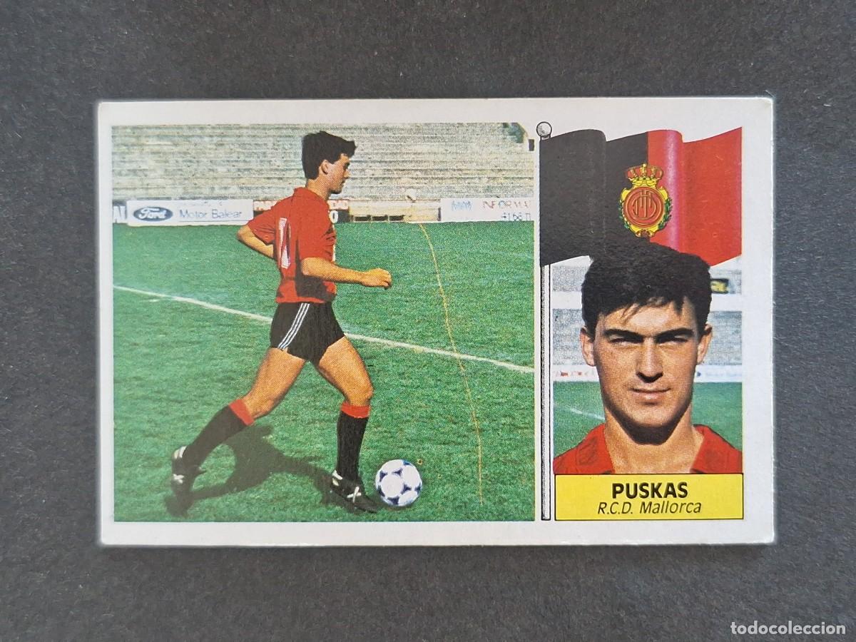 Cromos de f&uacute;tbol: L3 PUSKAS R. C. D. MALLORCA LIGA ESTE 1986 1987 86 87 NUNCA PEGADO SIN PEGAR