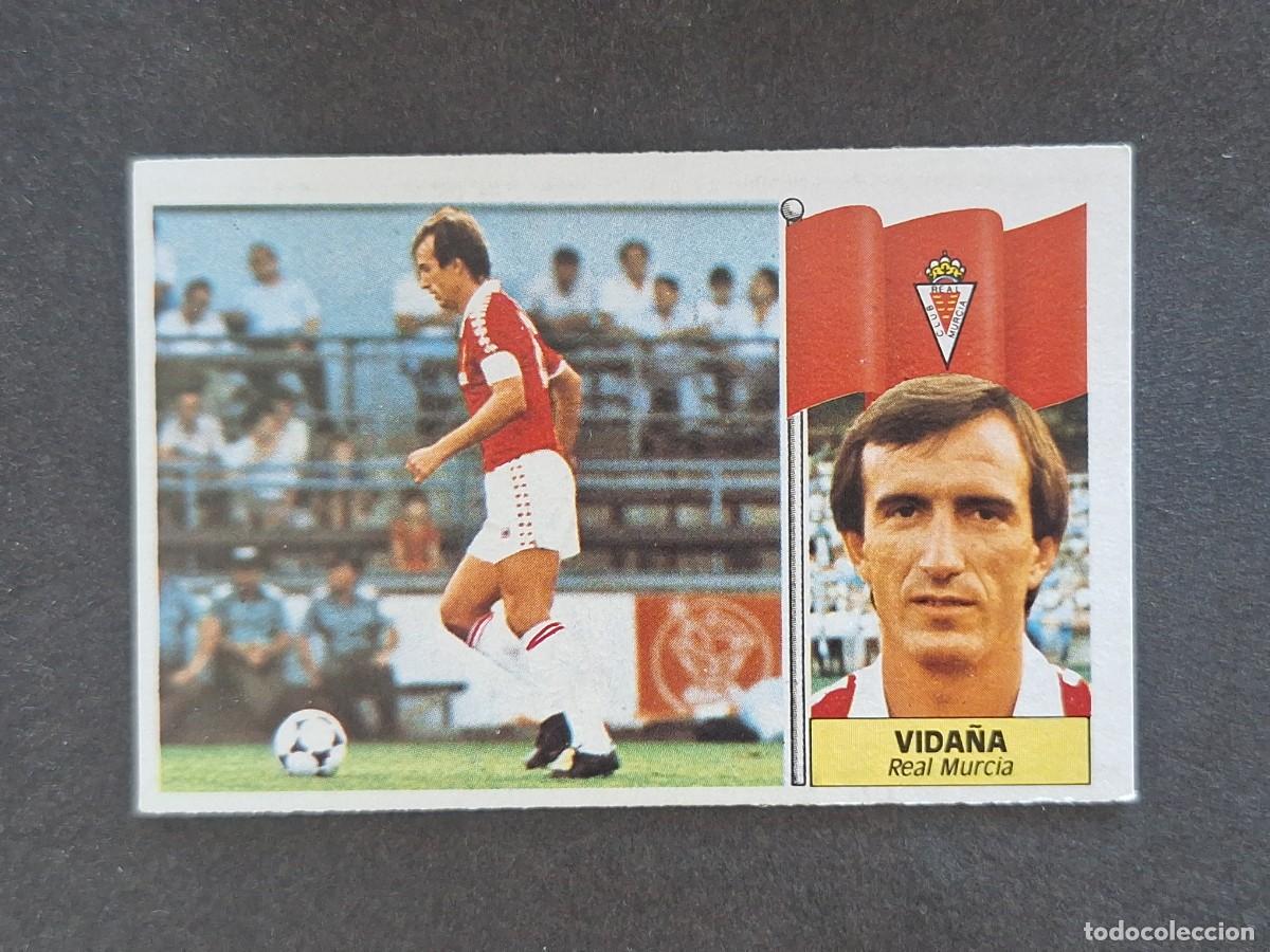 Cromos de f&uacute;tbol: L3 VIDA&Ntilde;A REAL MURCIA C. F. LIGA ESTE 1986 1987 86 87 NUNCA PEGADO SIN PEGAR