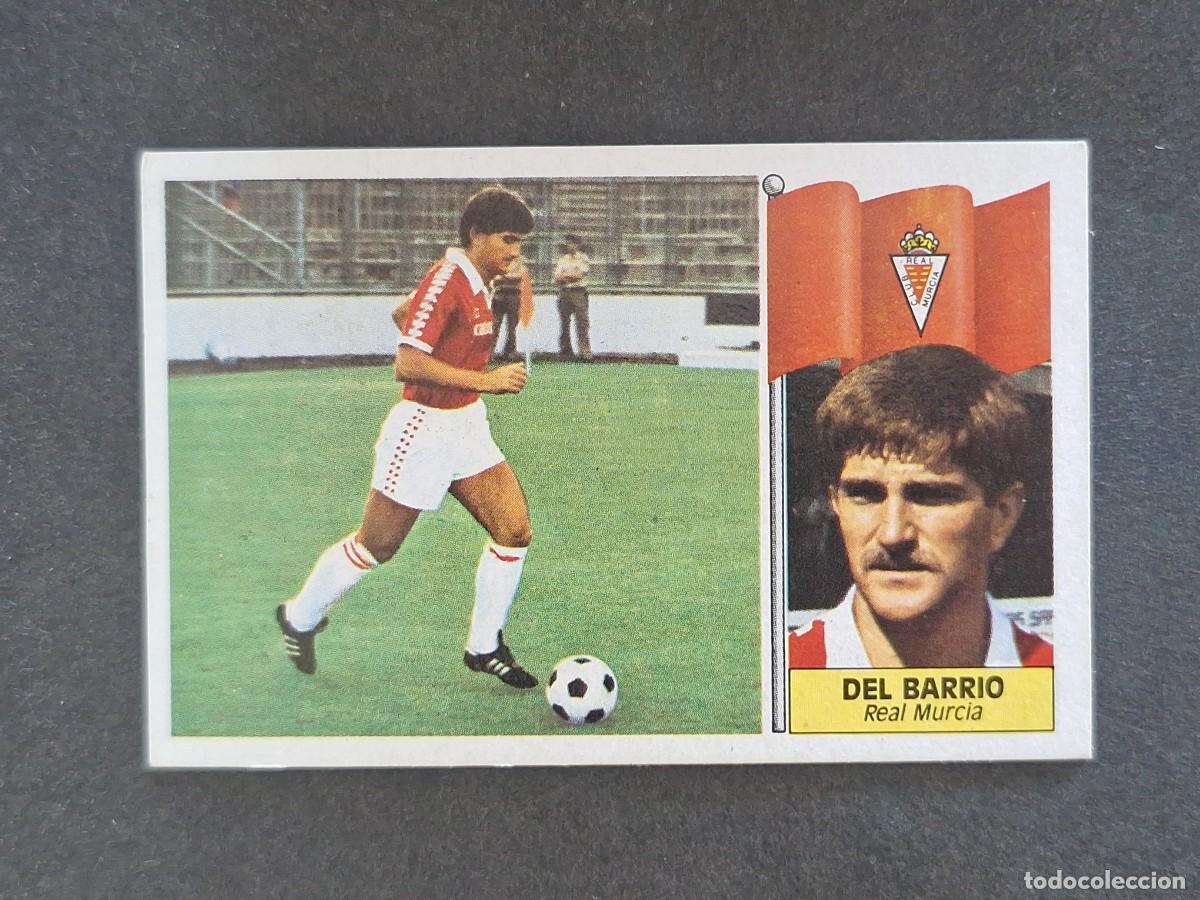 Cromos de f&uacute;tbol: L3 DEL BARRIO REAL MURCIA C. F. LIGA ESTE 1986 1987 86 87 NUNCA PEGADO SIN PEGAR