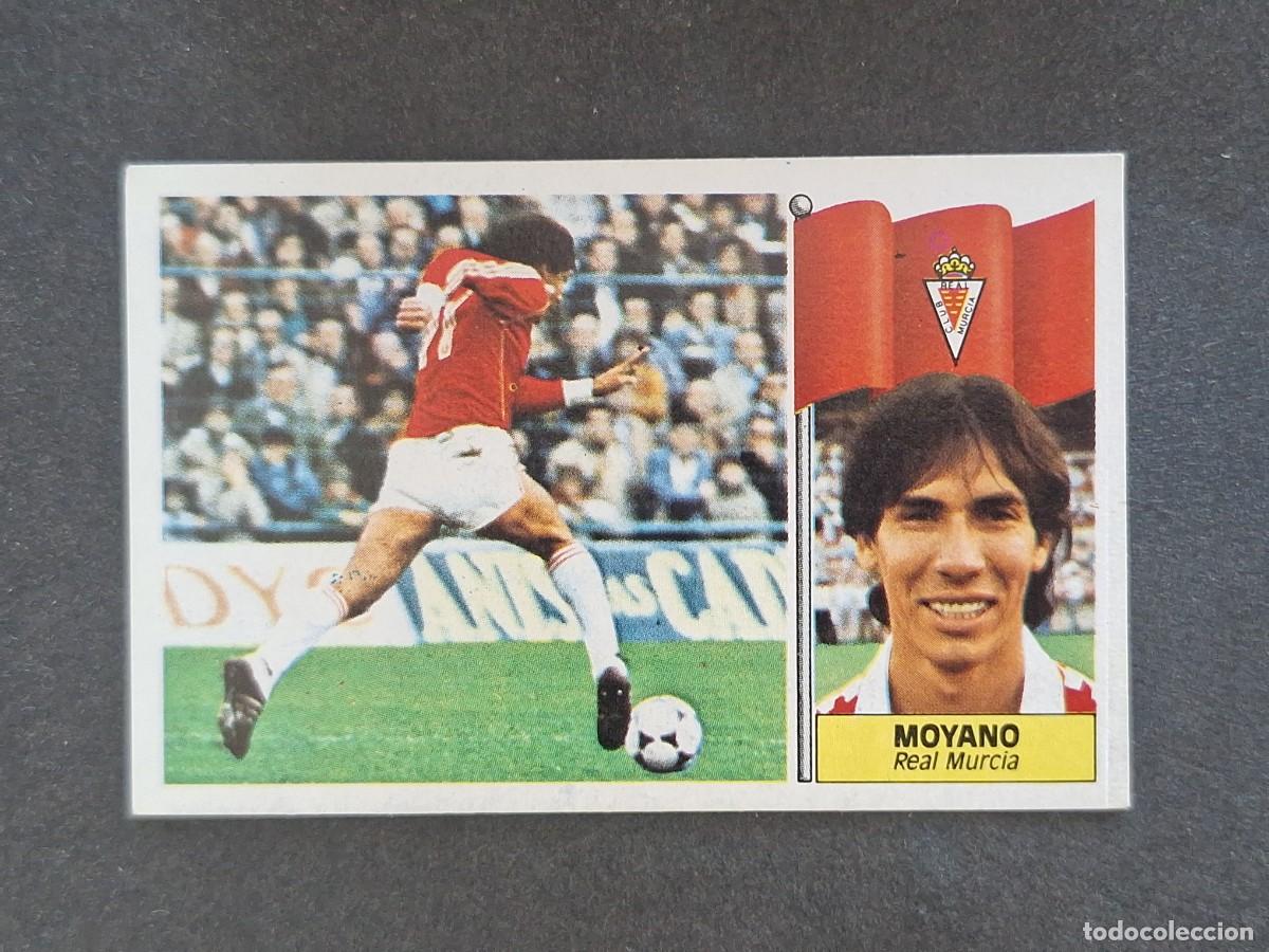 Cromos de f&uacute;tbol: L3 MOYANO REAL MURCIA C. F. LIGA ESTE 1986 1987 86 87 NUNCA PEGADO SIN PEGAR