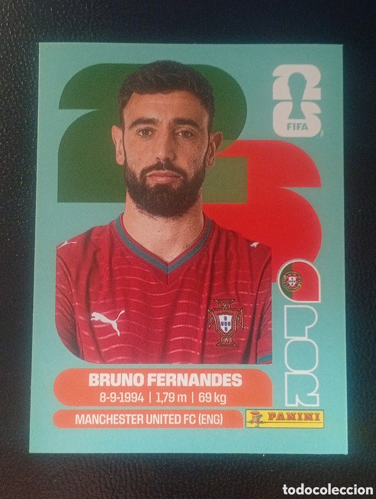 Cromos de f&uacute;tbol: POR 10 BRUNO FERNANDES PORTUGAL MUNDIAL F&Uacute;TBOL 2026 FIFA WORLD CUP PANINI CROMO STICKER POR10