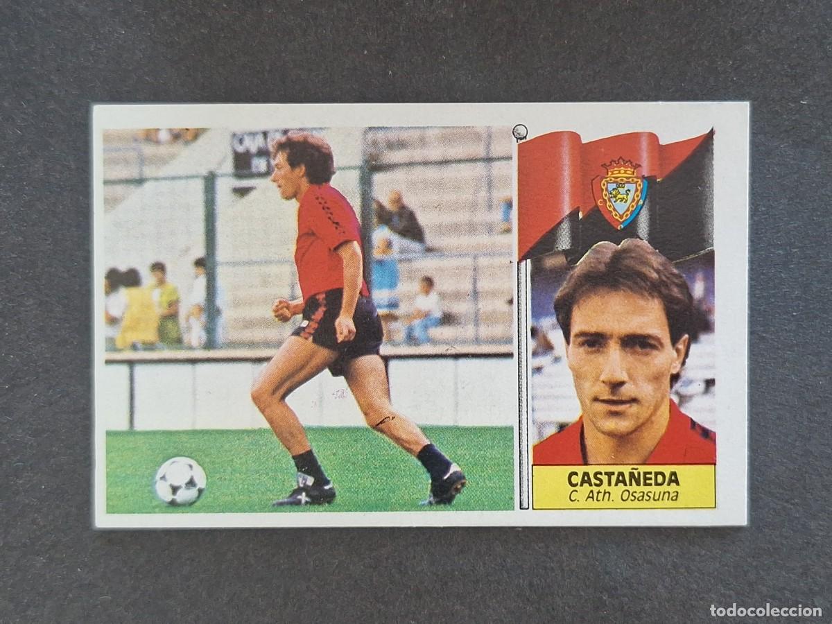 Cromos de f&uacute;tbol: L3 CASTA&Ntilde;EDA C. A. OSASUNA LIGA ESTE 1986 1987 86 87 NUNCA PEGADO SIN PEGAR