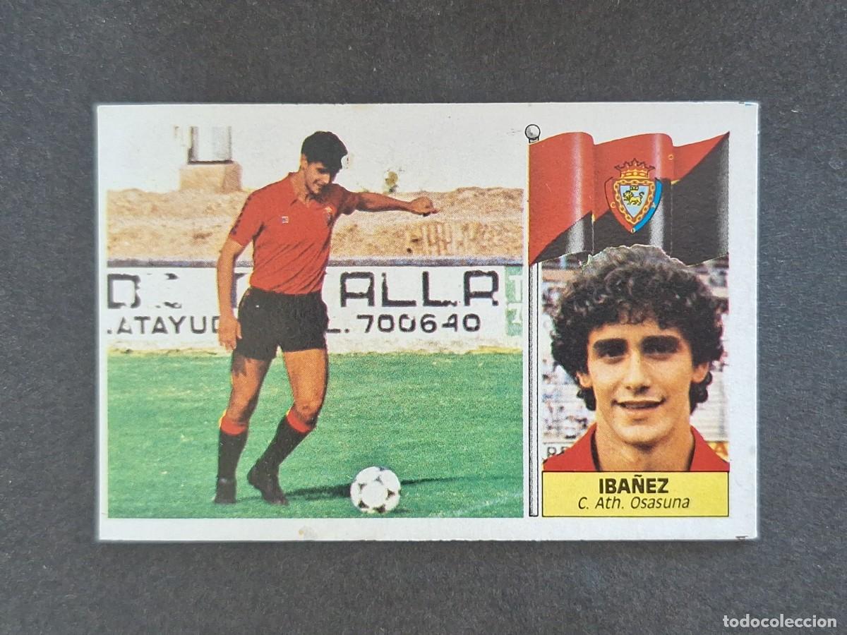 Cromos de f&uacute;tbol: L3 IBA&Ntilde;EZ C. A. OSASUNA LIGA ESTE 1986 1987 86 87 NUNCA PEGADO SIN PEGAR