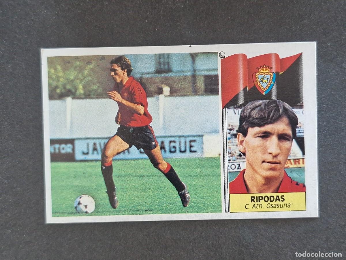 Cromos de f&uacute;tbol: L3 RIPODAS C. A. OSASUNA LIGA ESTE 1986 1987 86 87 NUNCA PEGADO SIN PEGAR