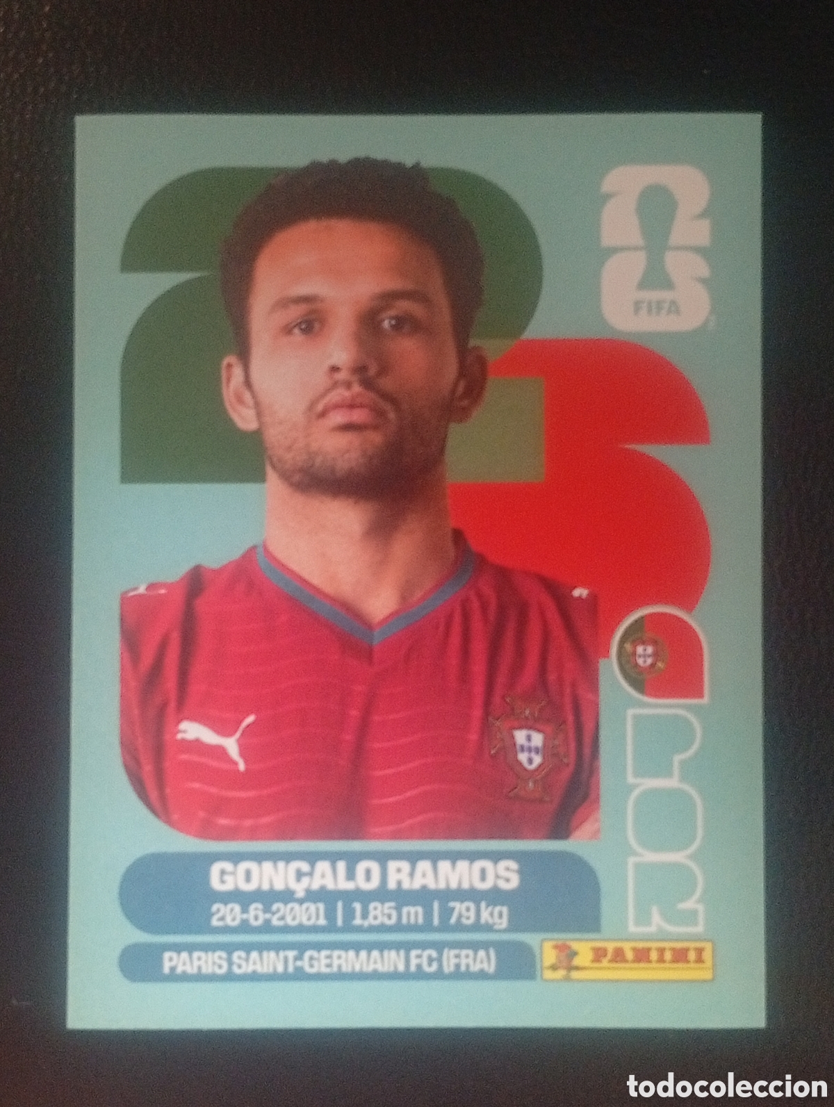 Cromos de f&uacute;tbol: POR 18 RAMOS PORTUGAL MUNDIAL F&Uacute;TBOL 2026 FIFA WORLD CUP PANINI CROMO STICKER POR18