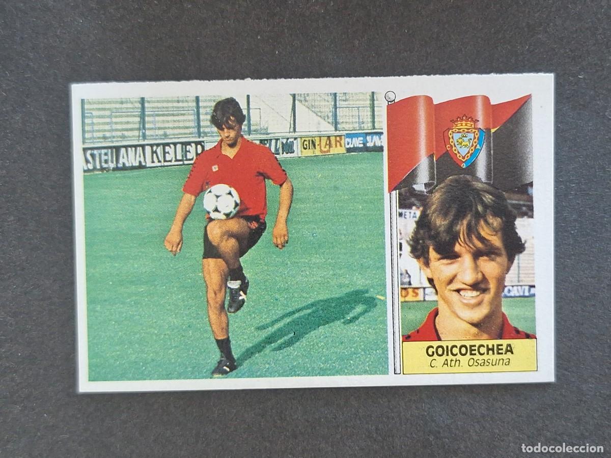 Cromos de f&uacute;tbol: L3 GOICOECHEA C. A. OSASUNA LIGA ESTE 1986 1987 86 87 NUNCA PEGADO SIN PEGAR