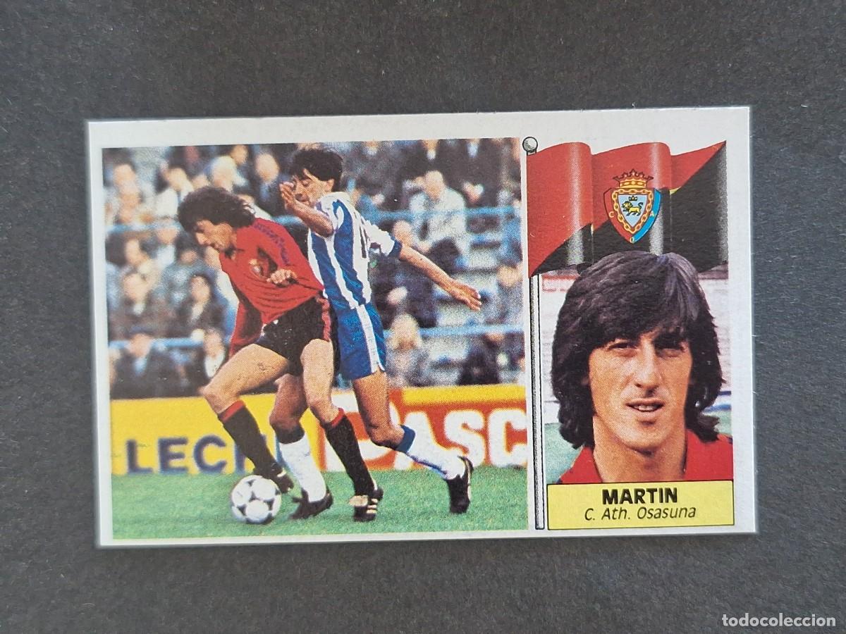 Cromos de f&uacute;tbol: L3 MARTIN C. A. OSASUNA LIGA ESTE 1986 1987 86 87 NUNCA PEGADO SIN PEGAR