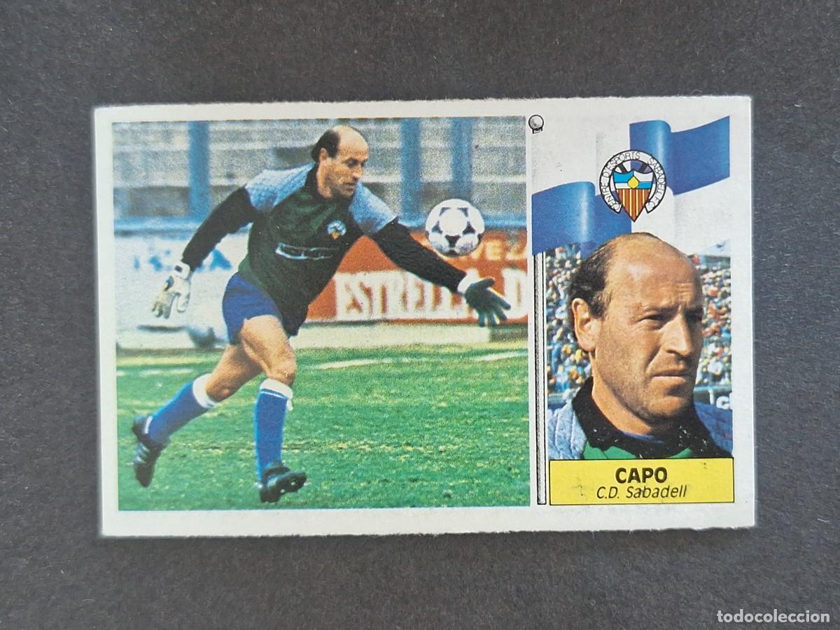 Cromos de f&uacute;tbol: L3 CAPO C. D. SABADELL LIGA ESTE 1986 1987 86 87 NUNCA PEGADO SIN PEGAR