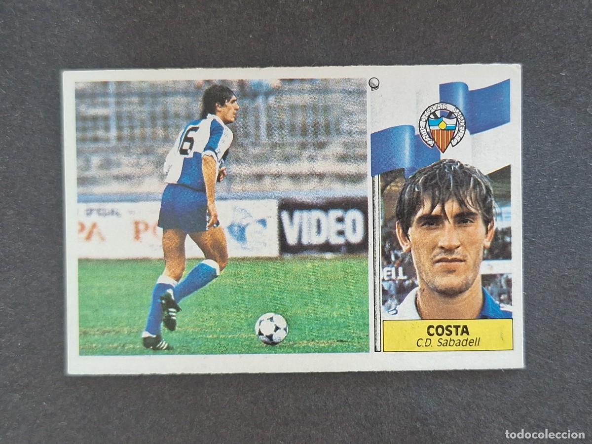 Cromos de f&uacute;tbol: L3 COSTA C. D. SABADELL LIGA ESTE 1986 1987 86 87 NUNCA PEGADO SIN PEGAR