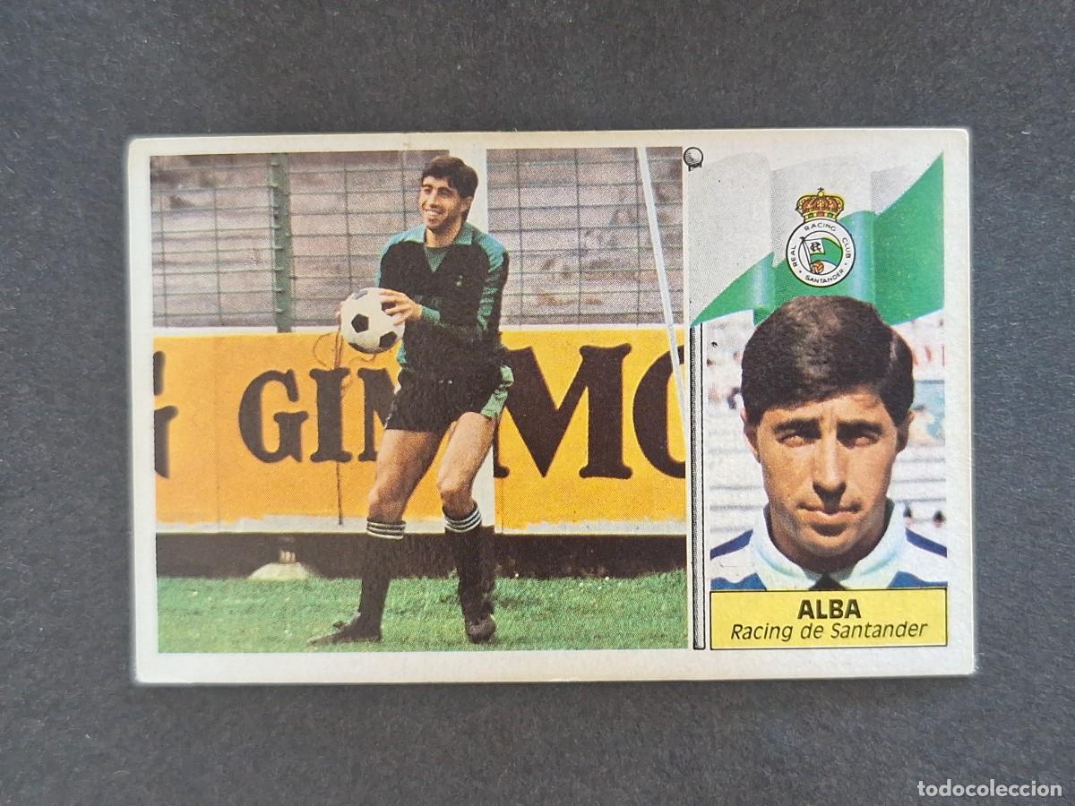 Cromos de f&uacute;tbol: L3 ALBA RACING DE SANTANDER LIGA ESTE 1986 1987 86 87 NUNCA PEGADO SIN PEGAR