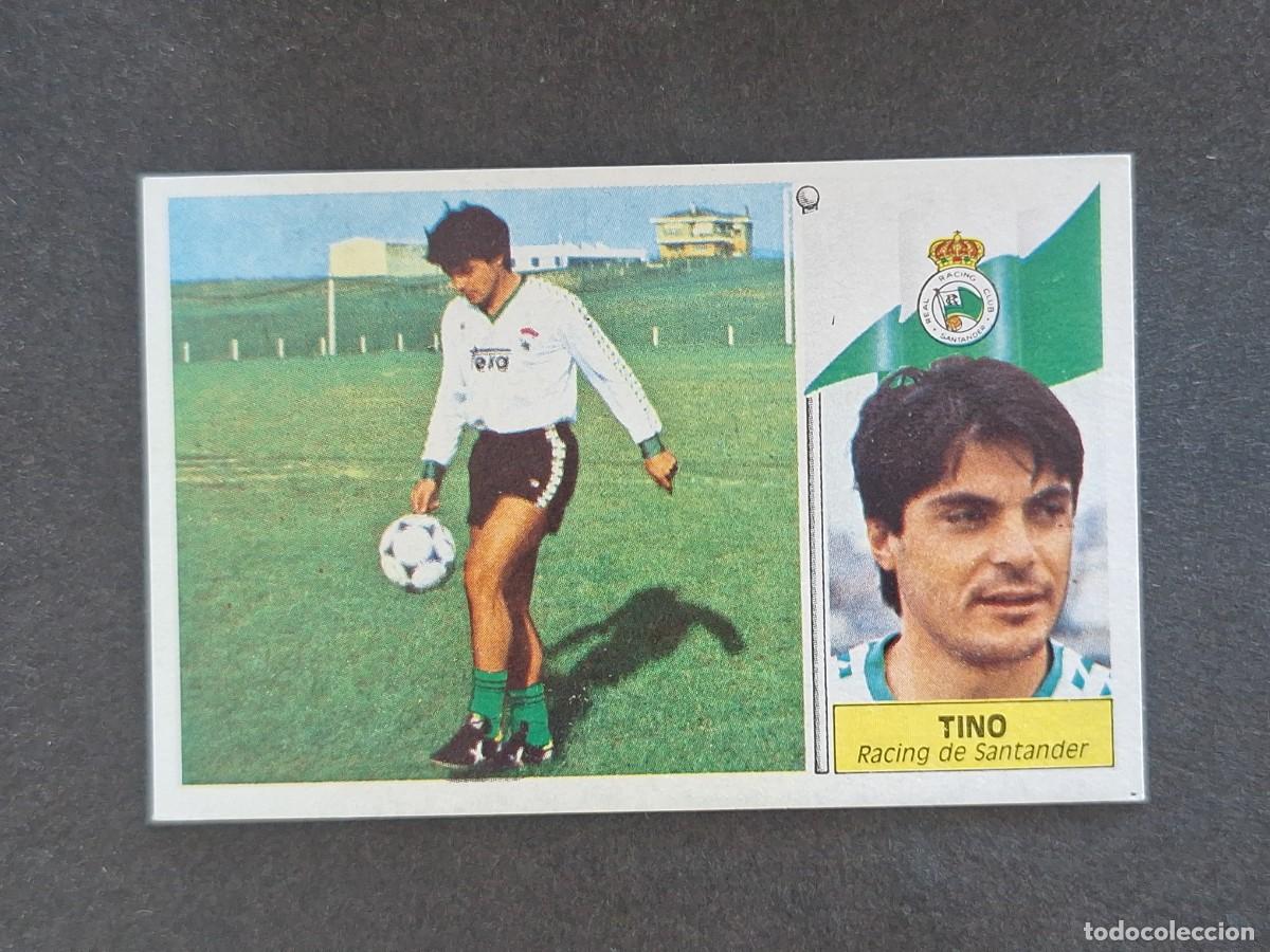 Cromos de f&uacute;tbol: L3 TINO RACING DE SANTANDER LIGA ESTE 1986 1987 86 87 NUNCA PEGADO SIN PEGAR