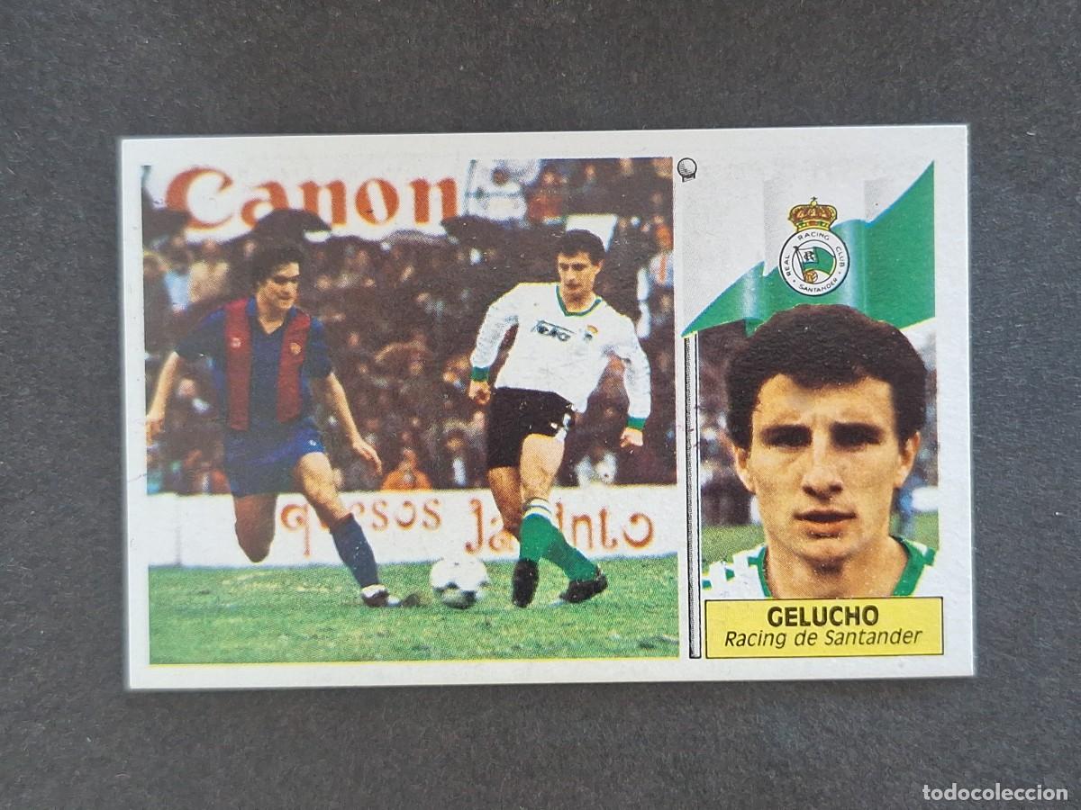 Cromos de f&uacute;tbol: L3 GELUCHO RACING DE SANTANDER LIGA ESTE 1986 1987 86 87 NUNCA PEGADO SIN PEGAR