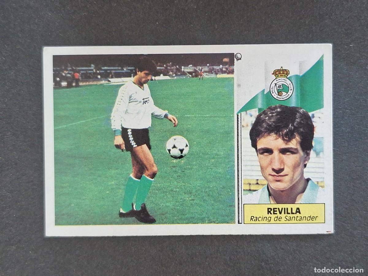 Cromos de f&uacute;tbol: L3 REVILLA RACING DE SANTANDER LIGA ESTE 1986 1987 86 87 NUNCA PEGADO SIN PEGAR