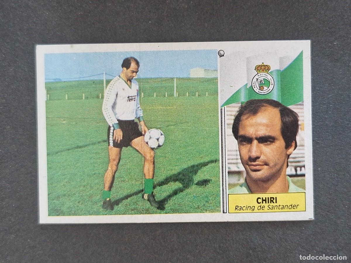 Cromos de f&uacute;tbol: L3 CHIRI RACING DE SANTANDER LIGA ESTE 1986 1987 86 87 NUNCA PEGADO SIN PEGAR