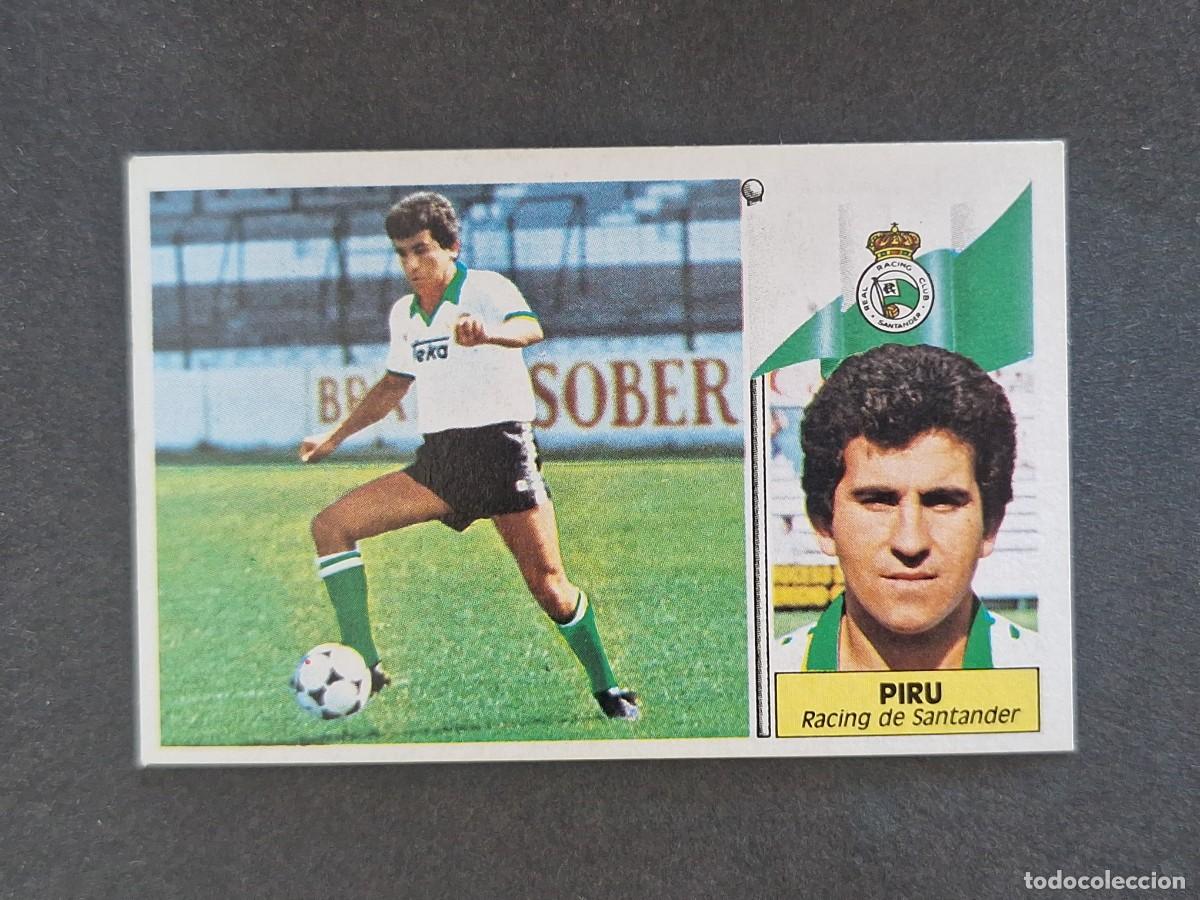 Cromos de f&uacute;tbol: L3 PIRU RACING DE SANTANDER LIGA ESTE 1986 1987 86 87 NUNCA PEGADO SIN PEGAR